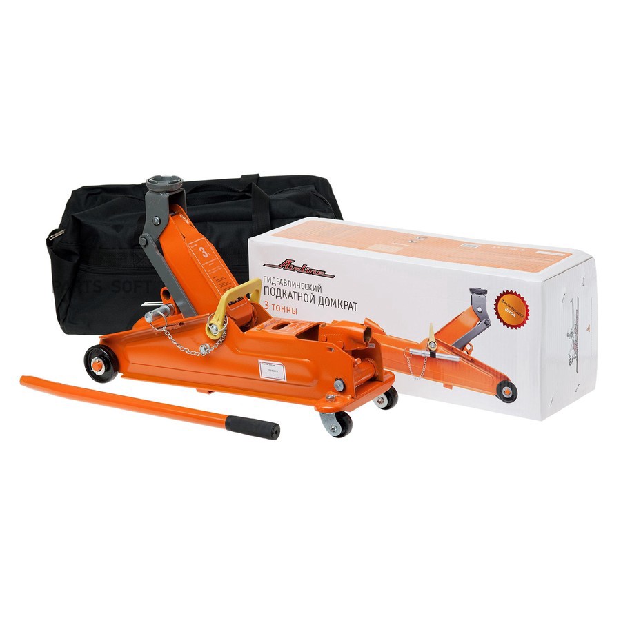 Домкрат подкатной 3 т AIRLINE 135 - 390 мм - AIRLINE None None